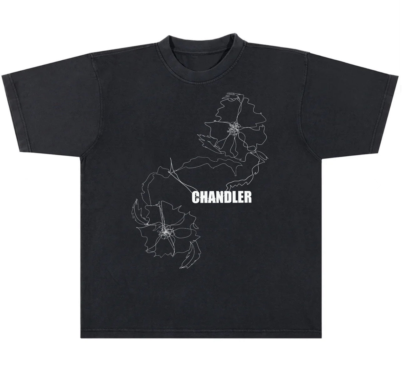 CHANDLER "REHEARSAL TEE" in Faded Black