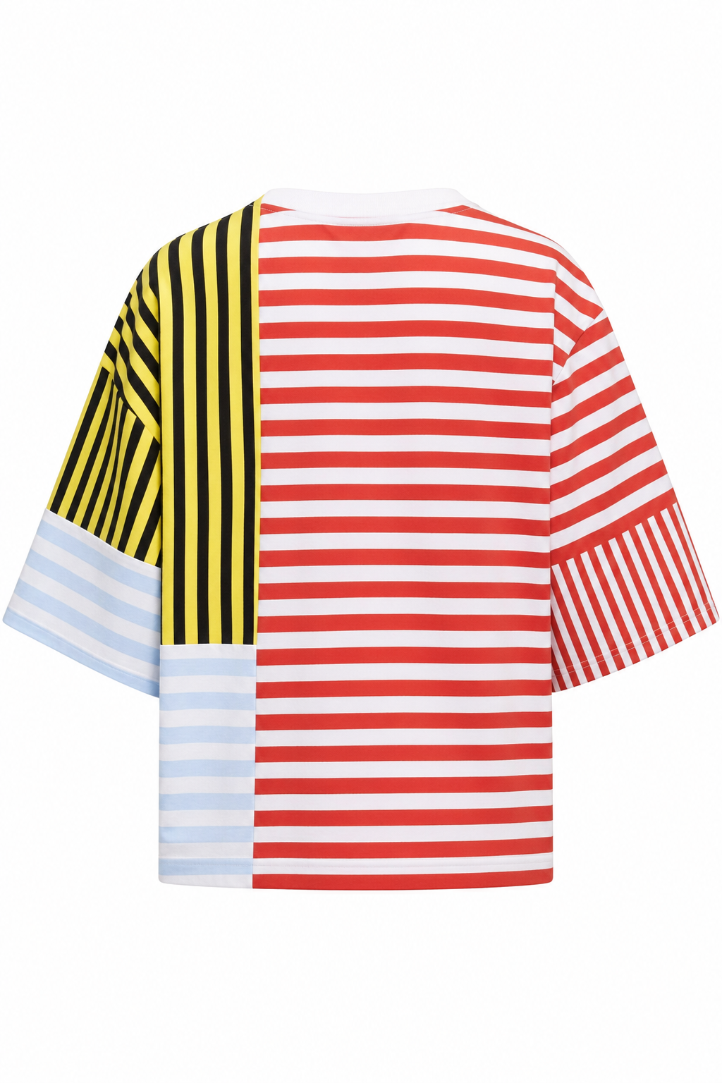 CHANDLER "Abstract Stripe" Cropped Tee
