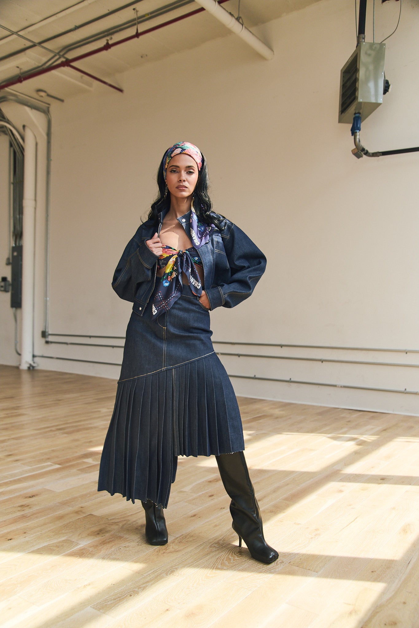 CHANDLER FEMME Denim Set